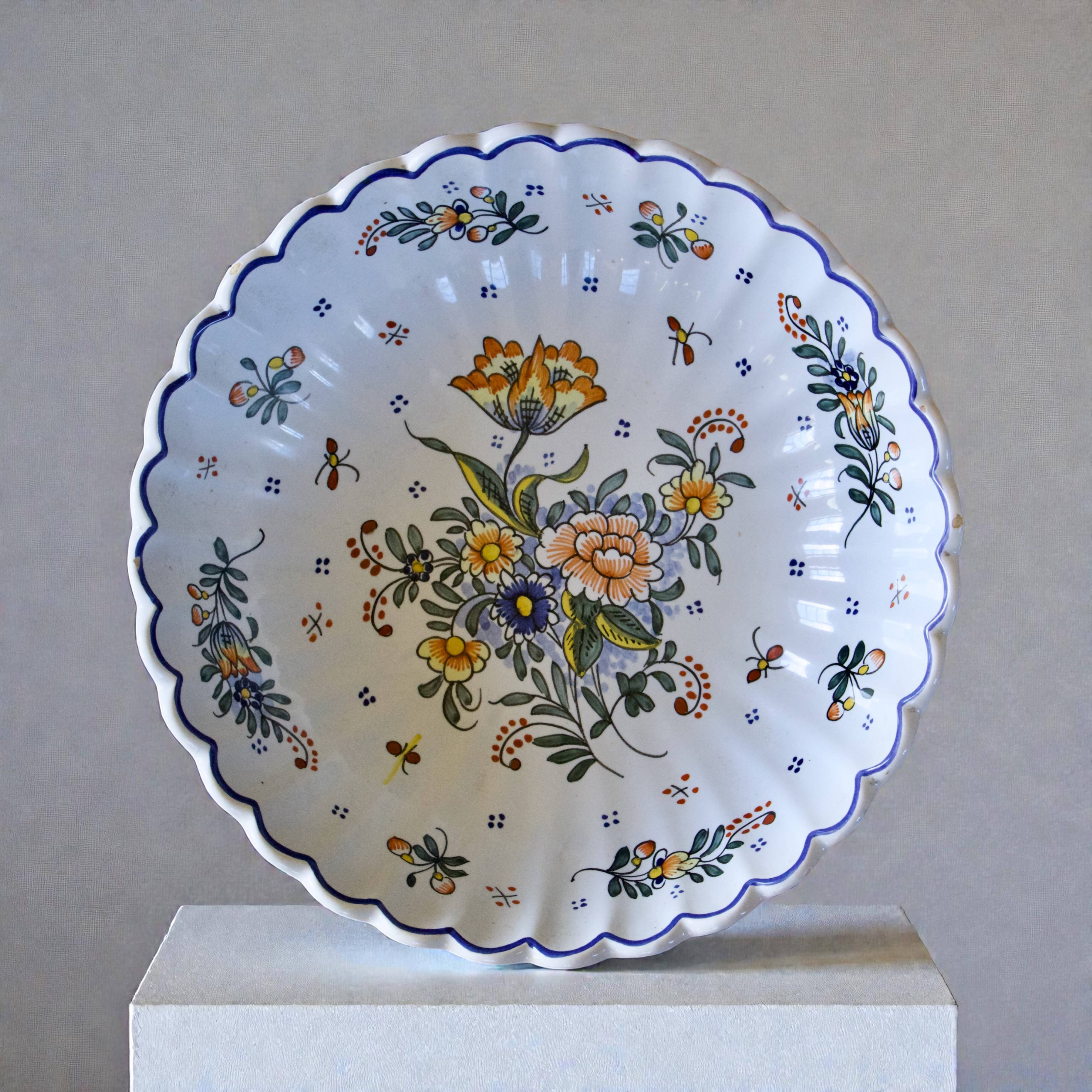 Cup on pedestal handmade from Moustiers