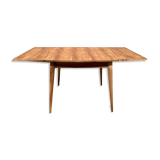 Scandinavian extendable teak table, 1950