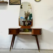 Unique teak dressing table, Scandinavia, 1960s/70s, vintage, mid-c