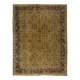 Large Vintage Oushak Rug Beige Brown 330 x 249 cm