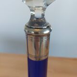 Paire de carafes cobalt