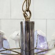 Murano glass pendant lamp by Mazzega, Italy, 1970s.