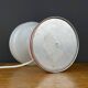 Vintage table lamp in white opaline glass, Italy, 1970s