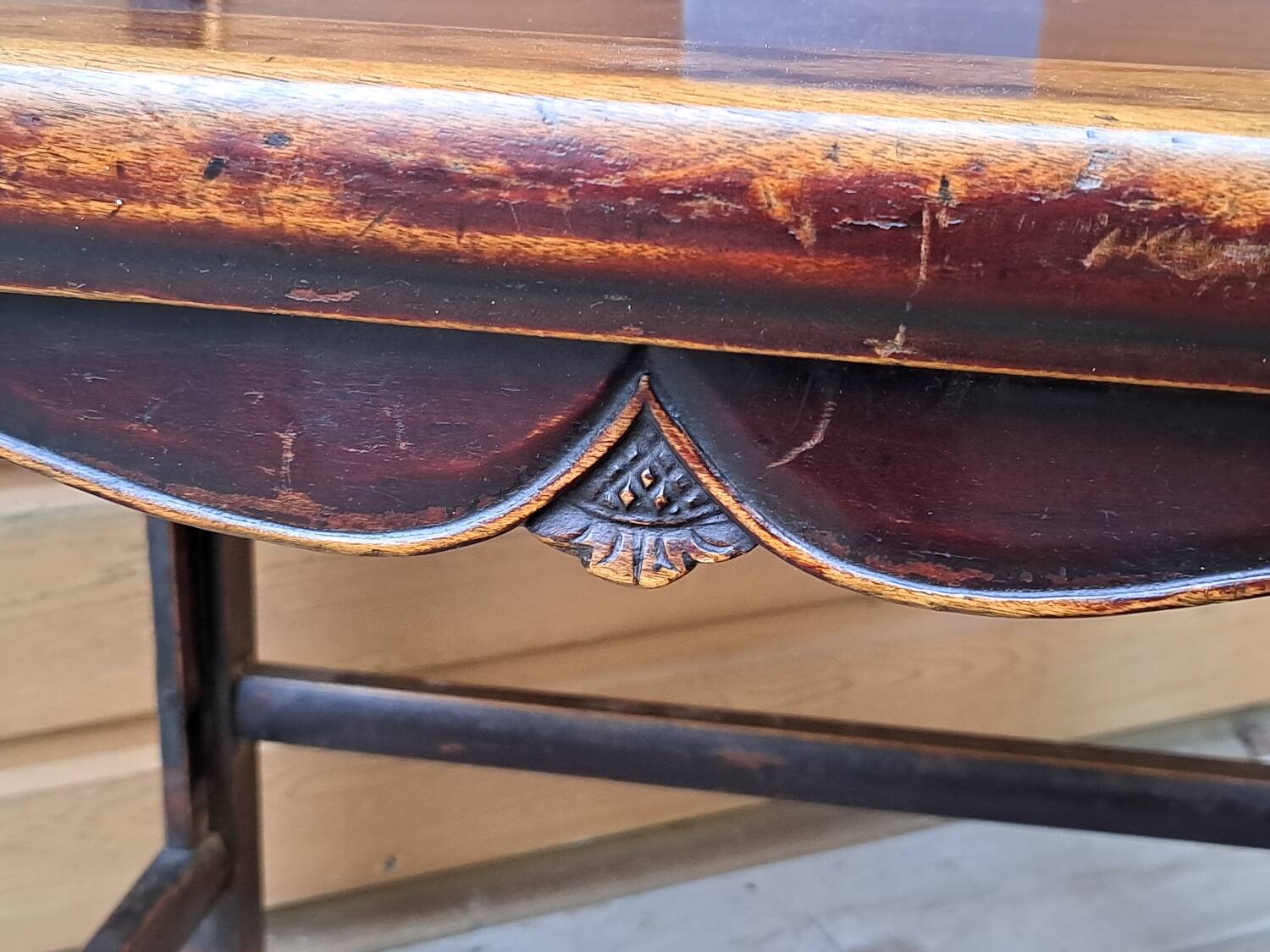 Pair of ancient Asian chairs