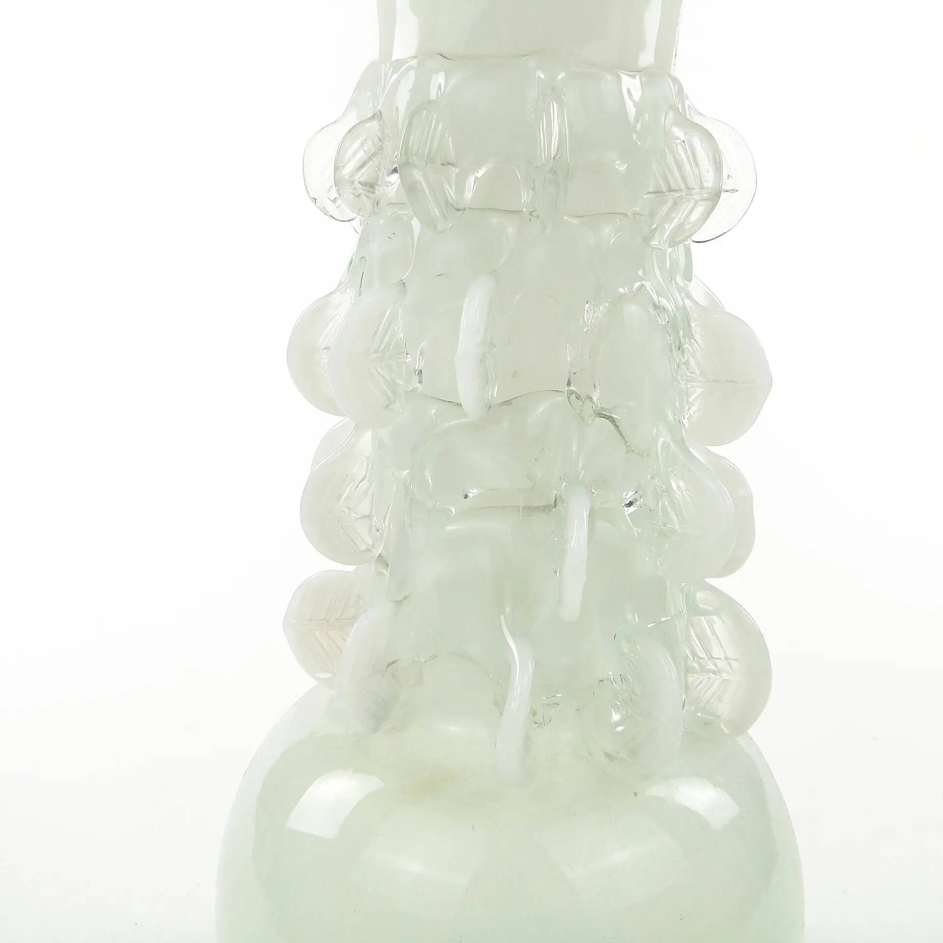 Bride vase, modernism, glass, designed by J. Słuczan-Orkusz, Poland, 1970s
