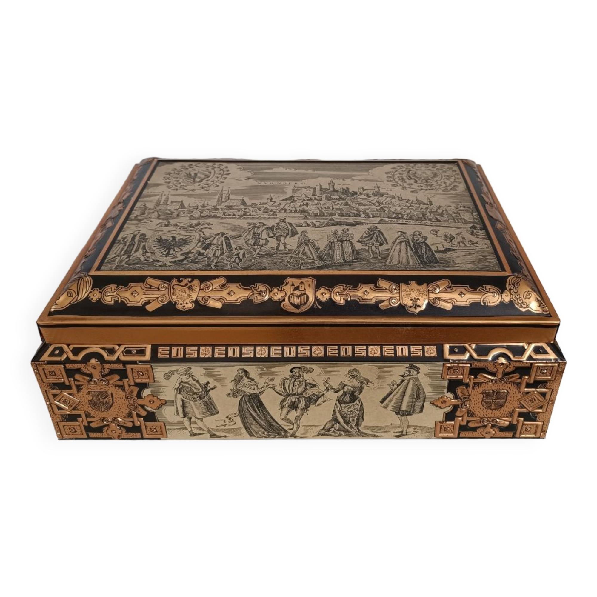 Metal box Lebkuchenfabrik Otto Schmidt Nüremberg