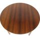Scandinavian rosewood dining table, Sweden, 1960s