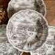 4 deep plates N Fontabesso Italy
