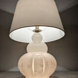 Alabaster ball lamp from the 60s/70s