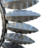 1960s wrought iron sun mirror from France