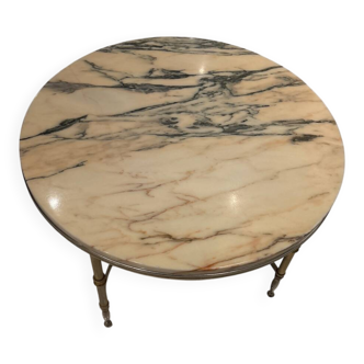 Coffee table with marble.
