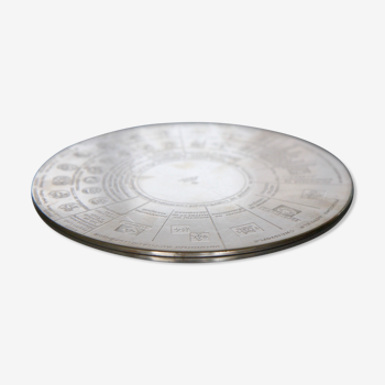 Dessous de plat Christofle " Les Fermiers Généraux " en métal argenté