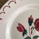 Set eight flowery dessert plates
