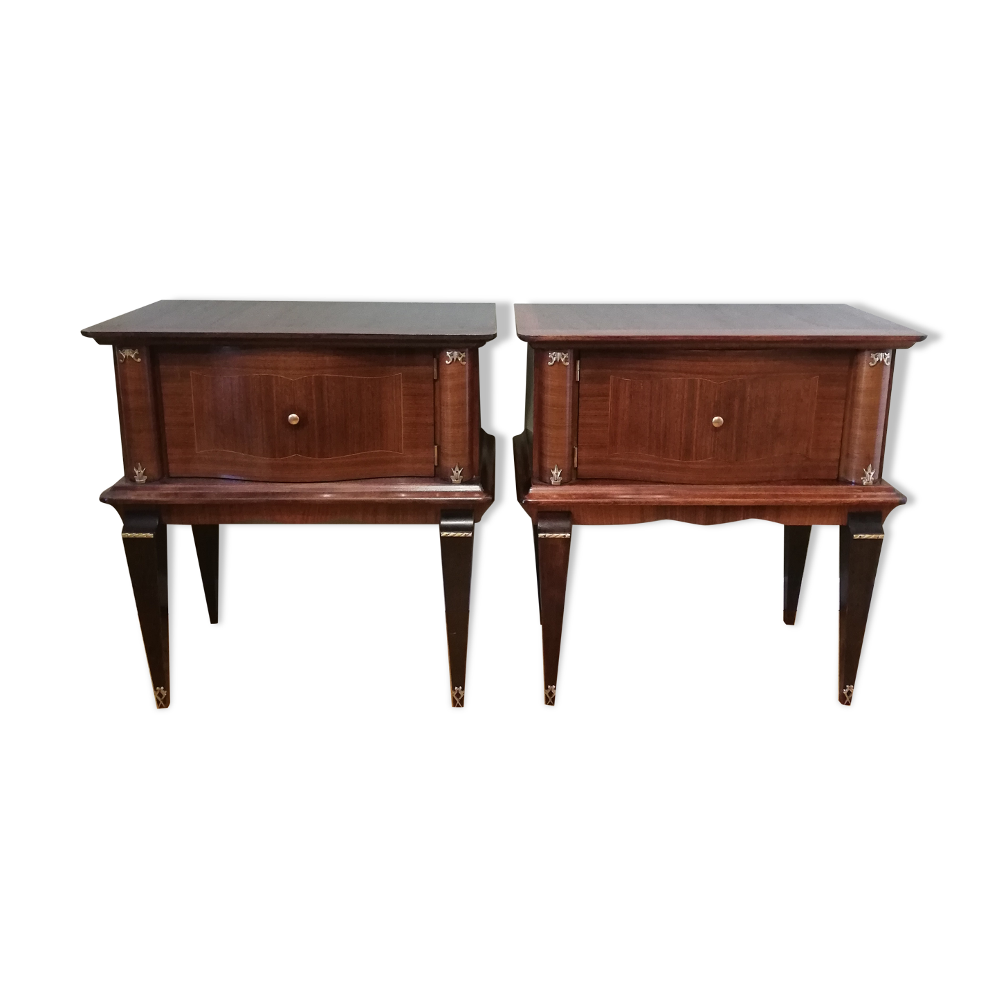 Pair of vintage bedside tables 60s