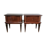 Pair of vintage bedside tables 60s