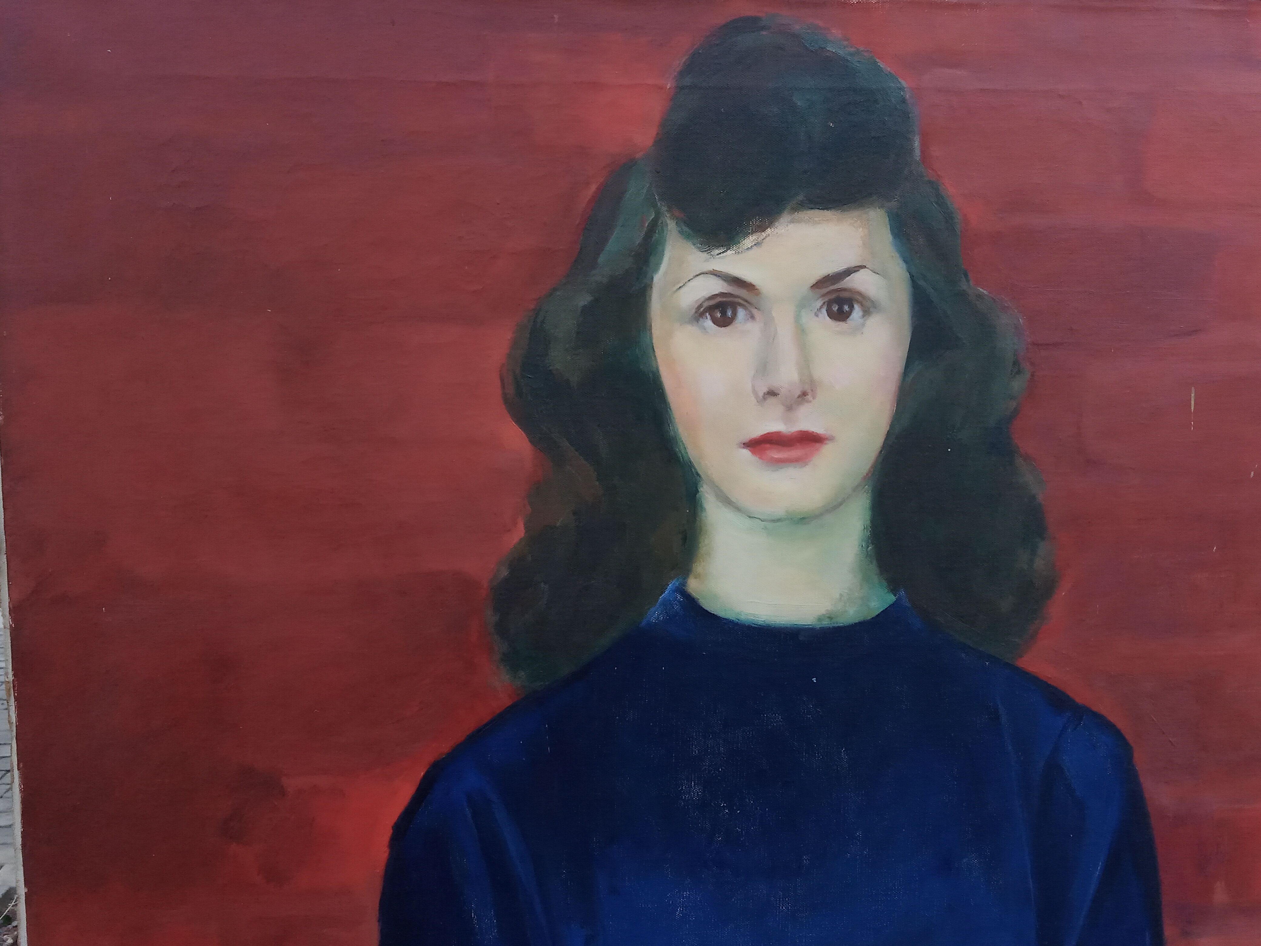 Portrait de jeune femme - 74x94cm
