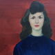 Portrait de jeune femme - 74x94cm