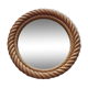 Round mirror in rope 1950s 35,5cm