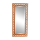 Grand miroir rectangulaire en bambou, années 1970