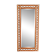 Grand miroir rectangulaire en bambou, années 1970