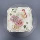 Vintage porcelain jewellery box Zsolnay Pécs, hand-painted, d