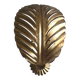 Gold metal leaf wall light