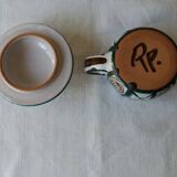 Pot couvert sucrier signed r.p. robert picault Vallauris