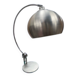 Vintage 1970s Djisktra lamp in brushed aluminum and chrome