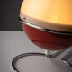 Formland red Space Age table lamp by Sidse Werner & Leif Alring for Fog & Mørup, Denmark, 1970s