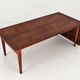 Table basse extensible en teck danois modèle PJ 56B par Grete Jalk, années 1960.