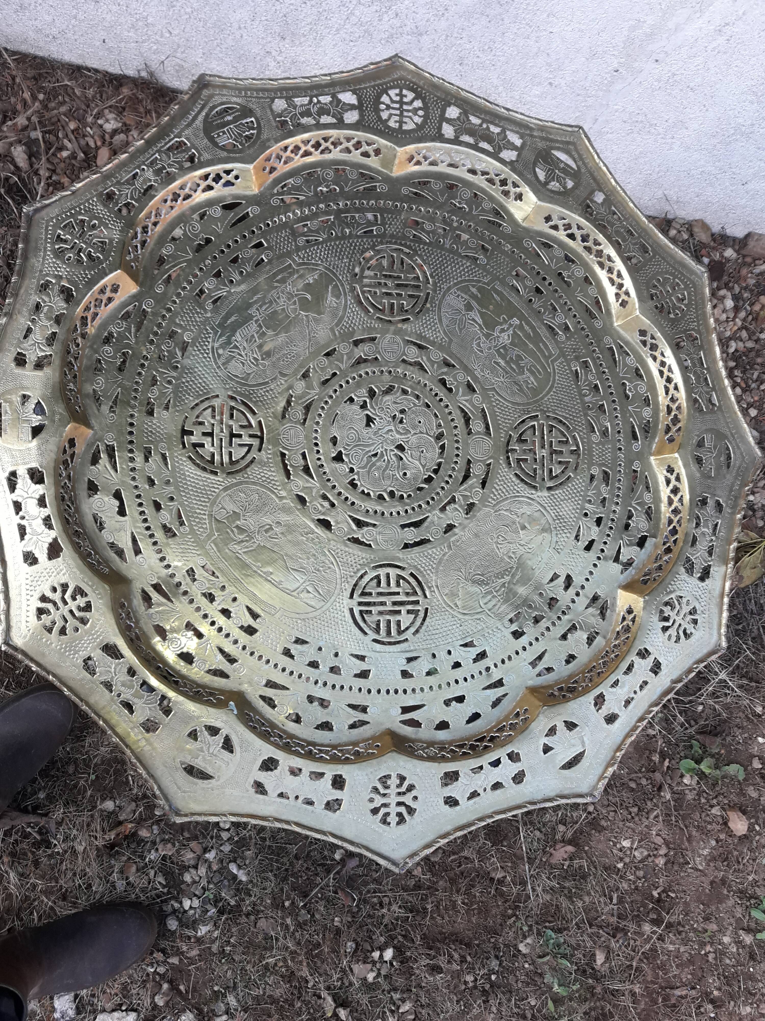 19th century Asian tea table