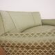Curved silk sofa by Gigi Radice, 1950