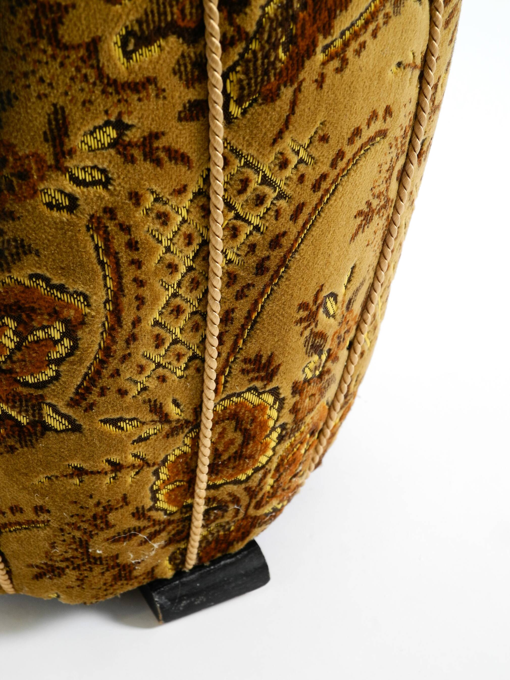 Original Pouf Stool by Jindrich Halabala from 1958 | Art Deco Bauhaus