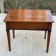 Table d'appoint rectangulaire directoire en bois massif