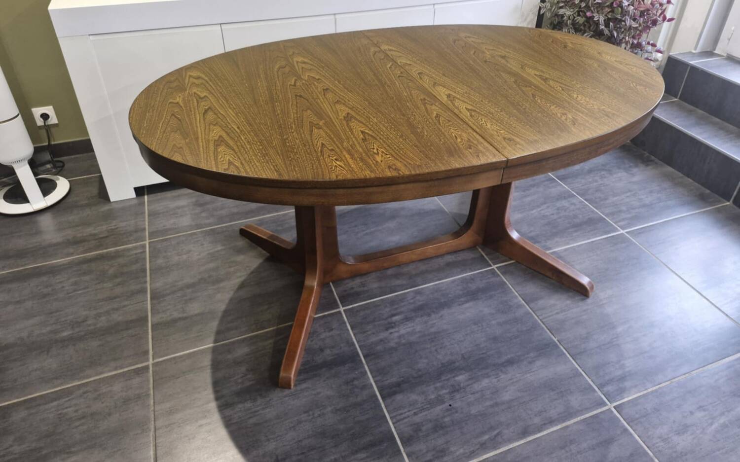 Vintage Baumann extendable table, 1970s