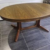 Vintage Baumann extendable table, 1970s