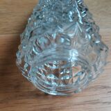 Brass wall lamp and pineapple glass