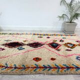 Handmade Moroccan Berber carpet 241x143 CM