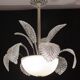 Luxury Barovier & Toso Chandelier, Murano Pulegoso Glass, 1950s