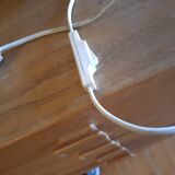 Vintage glass egg lamp