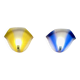Pair of glass wall lights, Scandinavian design, 1950s
