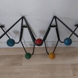 50s wall coat rack