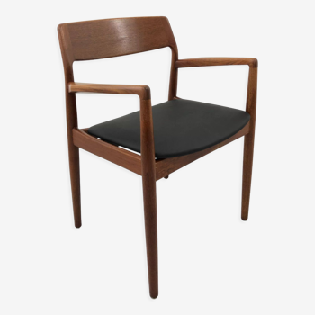 Fauteuil en teck par Scantic Møbelverkverk Danemark années 1960