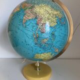 Grand globe vintage 1970 terrestre pvc jro verlag - 44 cm