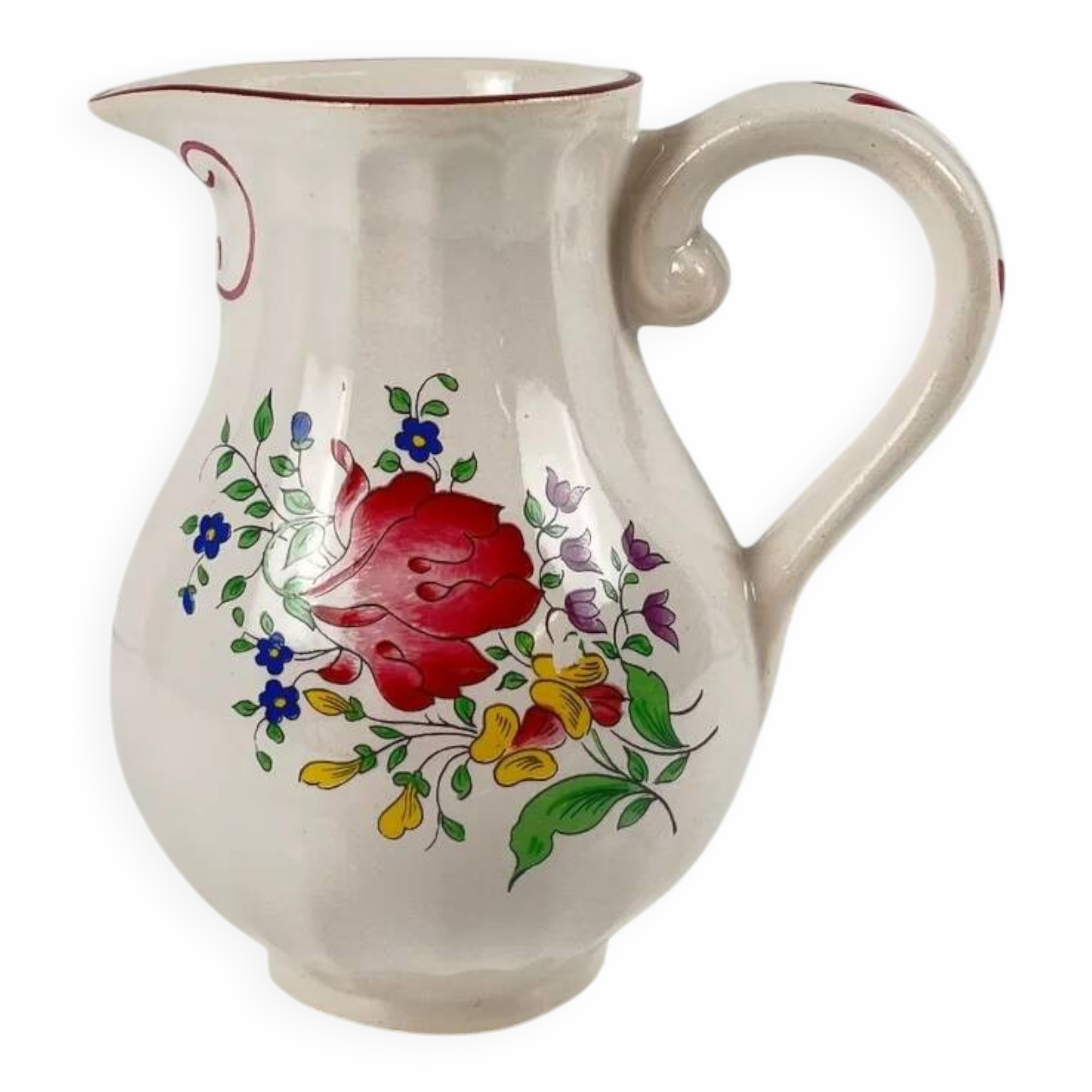 Creamer or sauce boat model Réverbère by KG Lunéville