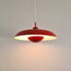 Red RA-40 pendant lamp by Piet Hein for Lyfa, Denmark 1960's
