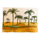 Tableau signé paysage Egypte « Lever de soleil sur le Nil »