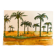 Tableau signé paysage Egypte « Lever de soleil sur le Nil »