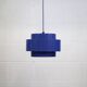 Lampe vintage Jo Hammerborg bleue emblématique | Fog & Morup | Modèle Juno