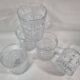 5 whiskey glasses